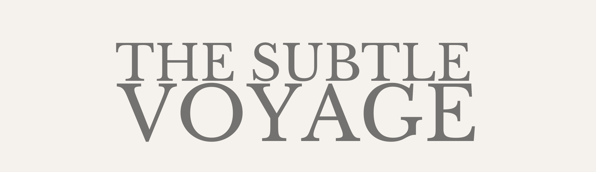 the subtle voyage